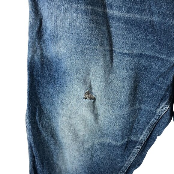 Carhartt B03 Denim Work Dungarees Jeans Cargo 42x30 Actual 39x28 - Picture 2 of 7